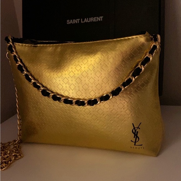 YSL beaute Handbags - NWOT Authentic (YSL) Yves Saint Laurent beaute/clutch crossbody w/ Auth dust bag